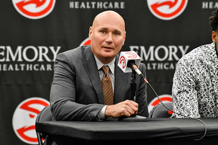 Atlanta Hawks general manager Travis Schlenk discussed Cam Reddish trade on January 14, 2022.